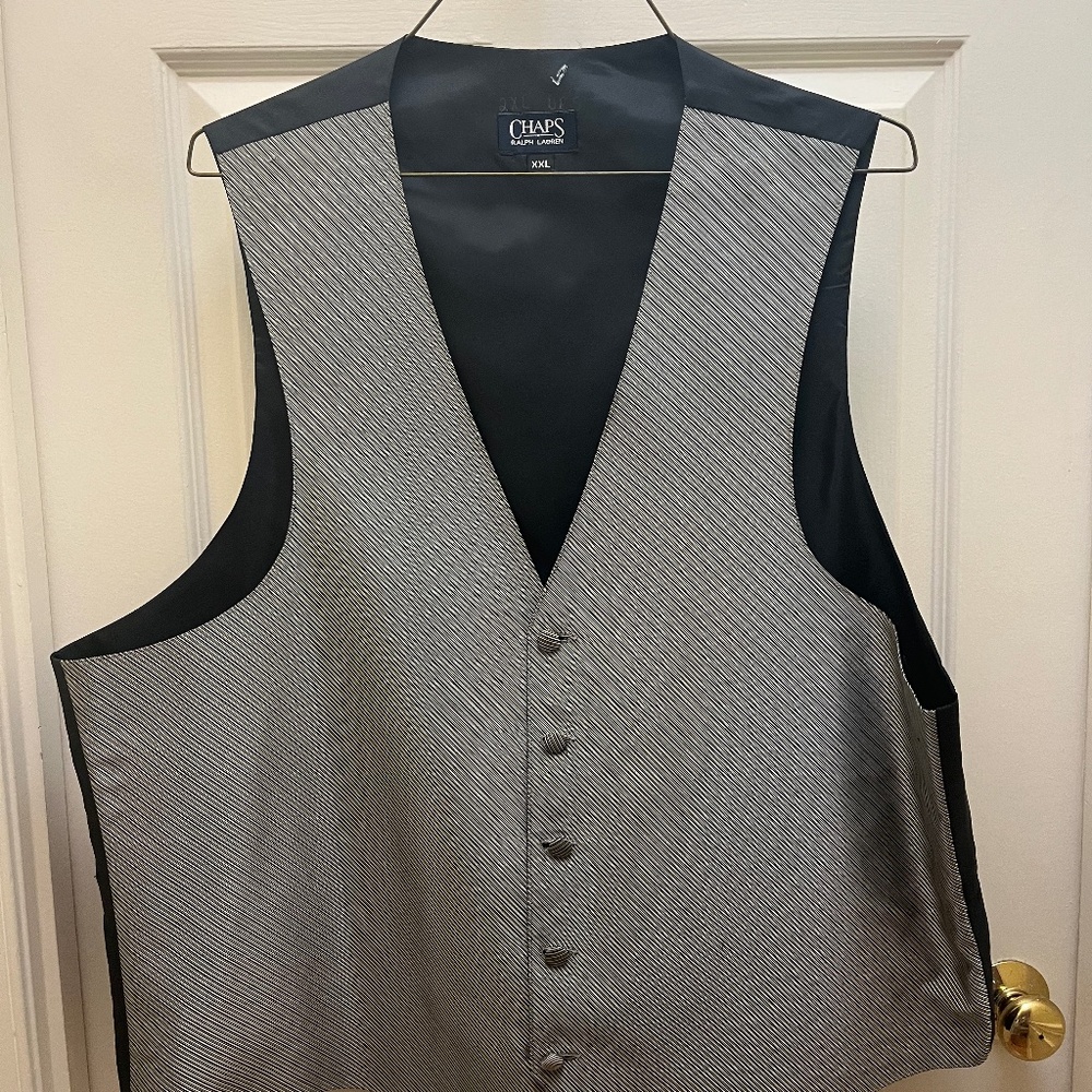 Mens tux vest
